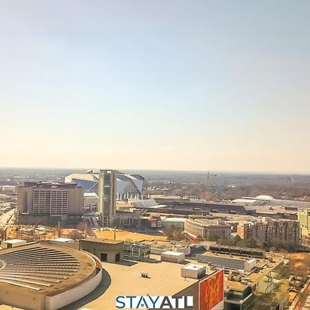High Rise Downtown Condo With Skyline View Atlanta Exterior foto